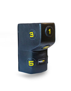 Adjustable height uppercut wall bag