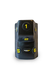 Adjustable height uppercut wall bag